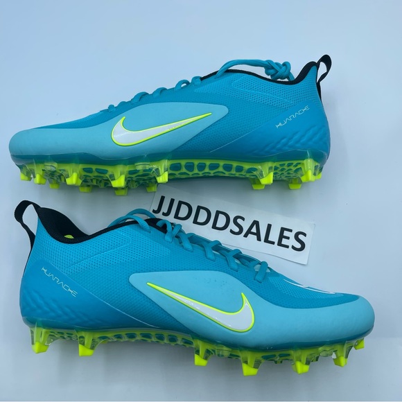 Nike Alpha Huarache 8 Pro LAX Lacrosse Cleats Turquoise CW4439-400 Men’s Sz 11.5 - Picture 7 of 9